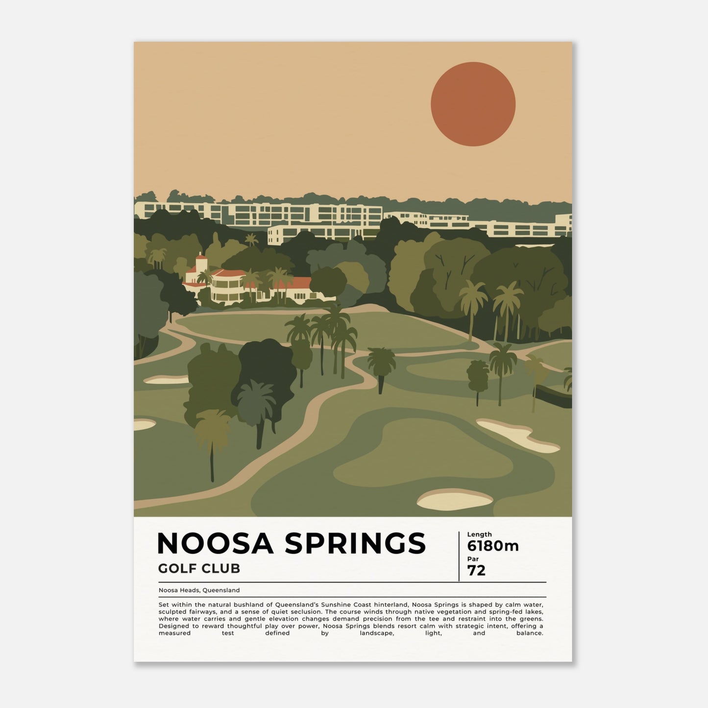 NOOSA SPRINGS - Digital Print