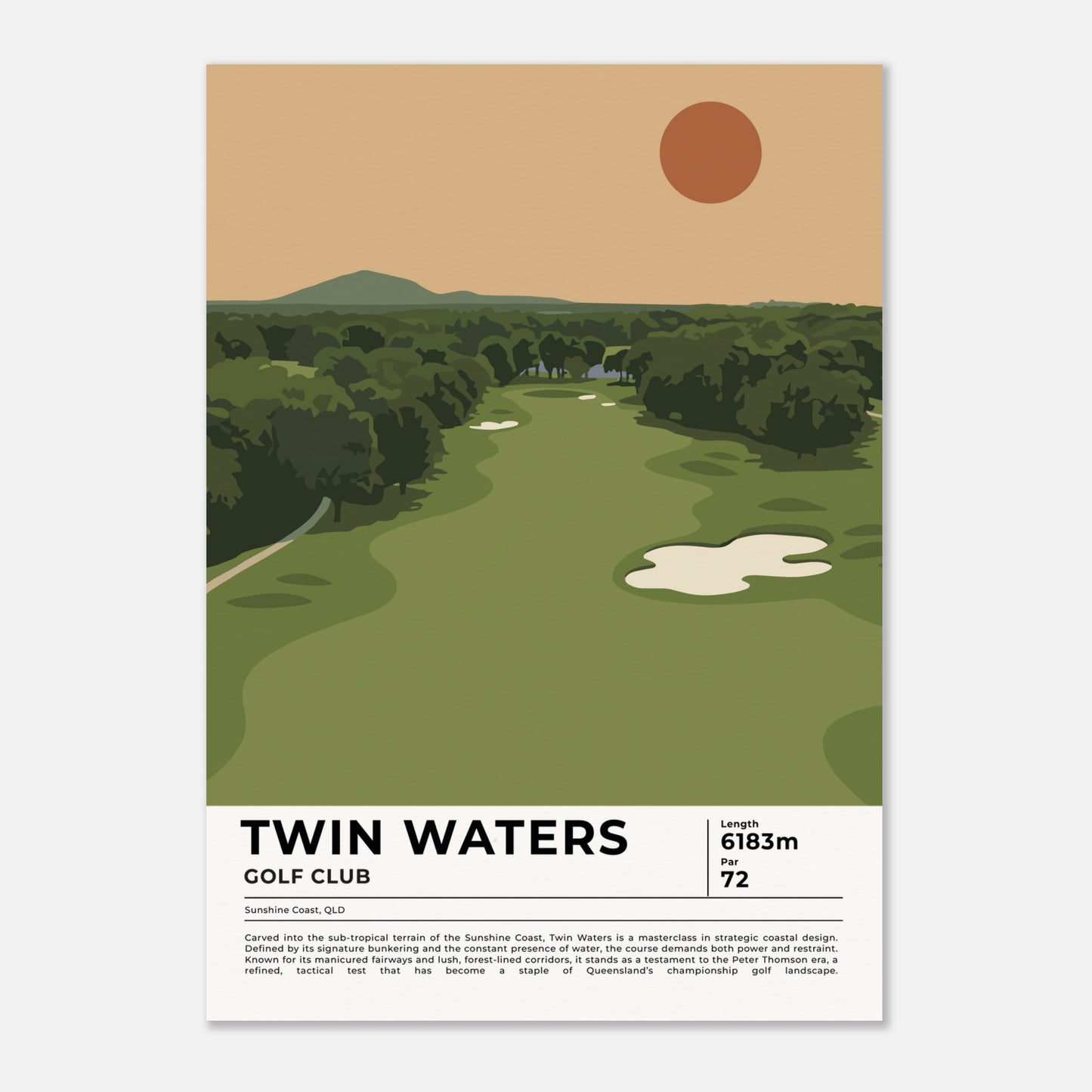 TWIN WATERS - Digital Print